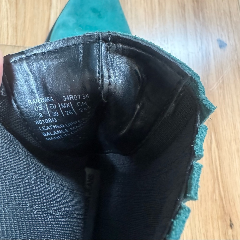 Calvin Klein Barbara Green Suede Western Booties size 9 - Picture 9 of 9